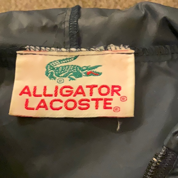 Vintage Size Medium Alligator Lacoste Hooded Nylon Jacket, Great Condition! - Picture 7 of 11